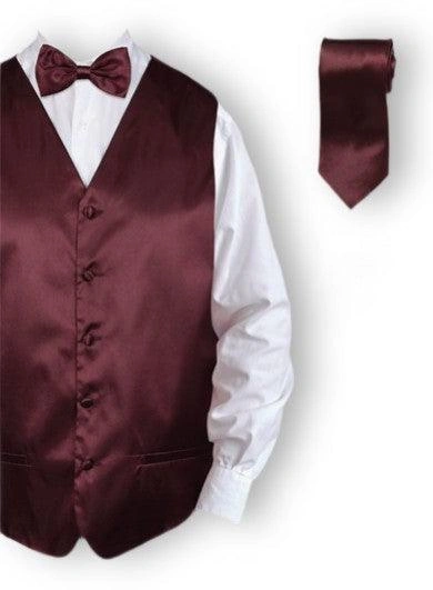 Elegante Chaleco de Satén para Tuxedo: ¡Vístete para Triunfar! Un Toque de Glamour Nocturno.